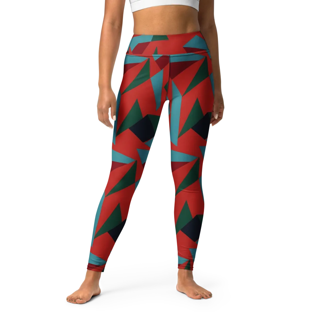 Canyon Prism on Yoga Leggings — Front