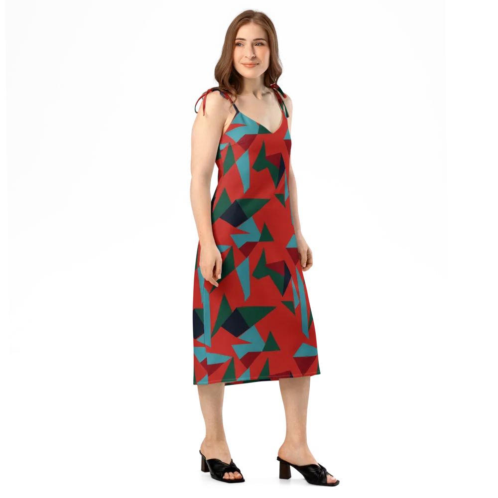 Canyon Prism on Slip Dress — Right Front