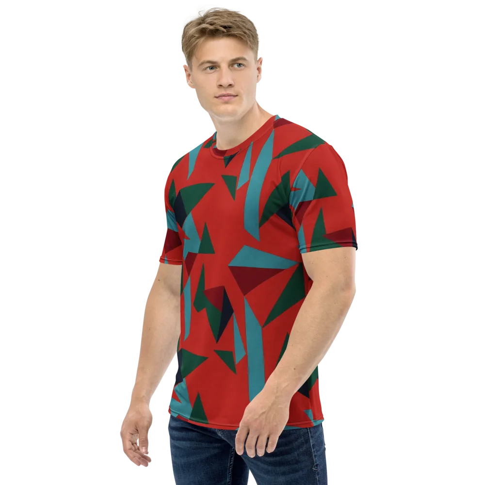 Canyon Prism on Men's Crew Neck T-Shirt — Left