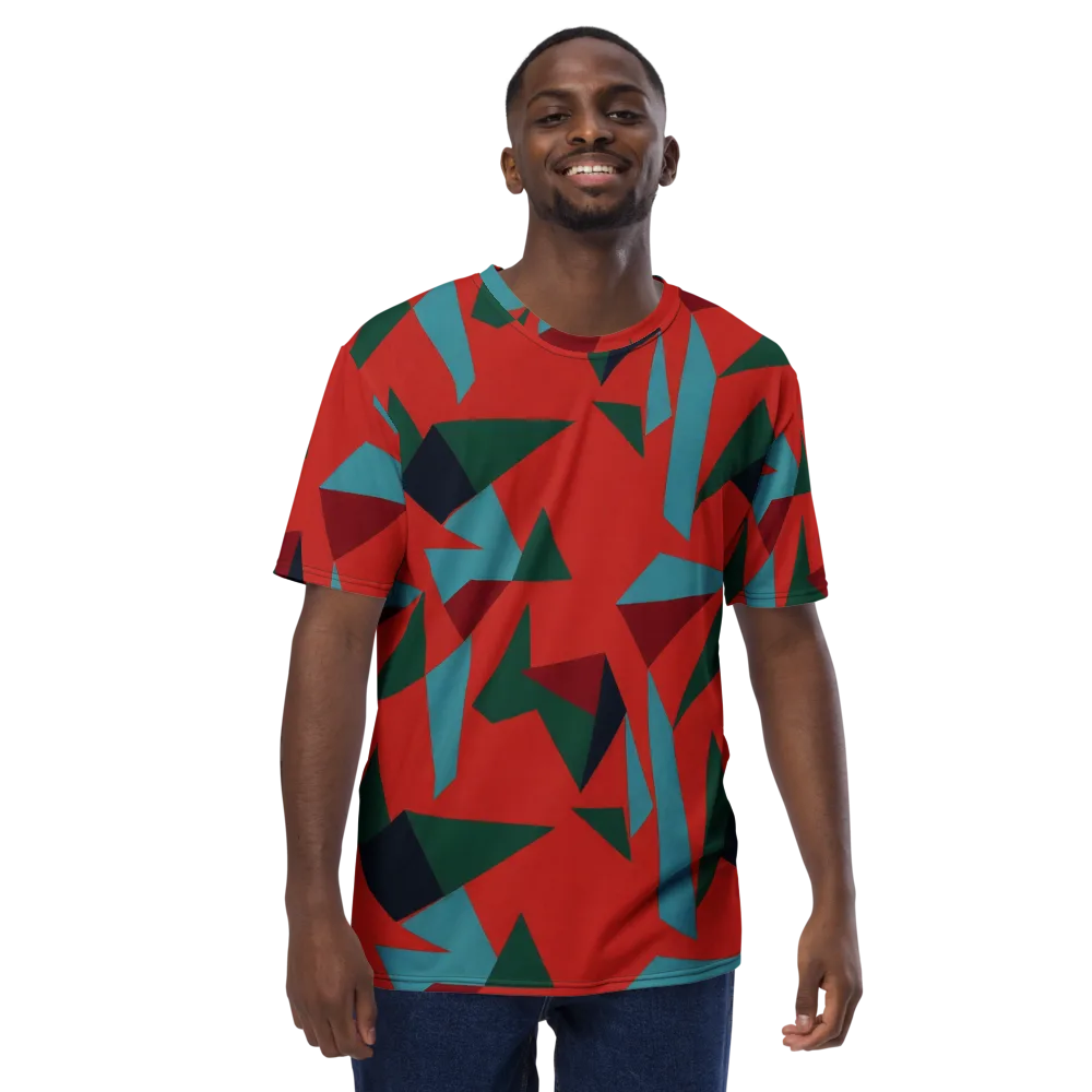 Canyon Prism on Men's Crew Neck T-Shirt — Front