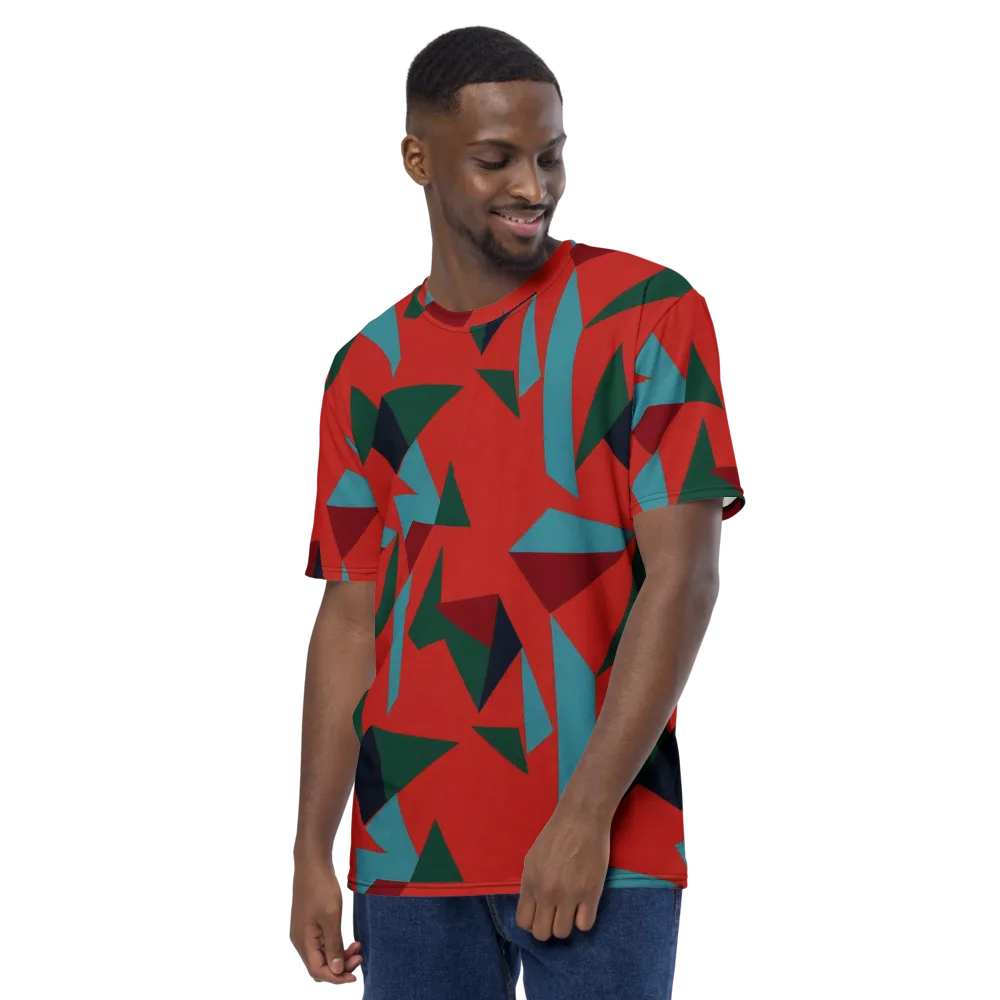 Canyon Prism on Men's Crew Neck T-Shirt — Left