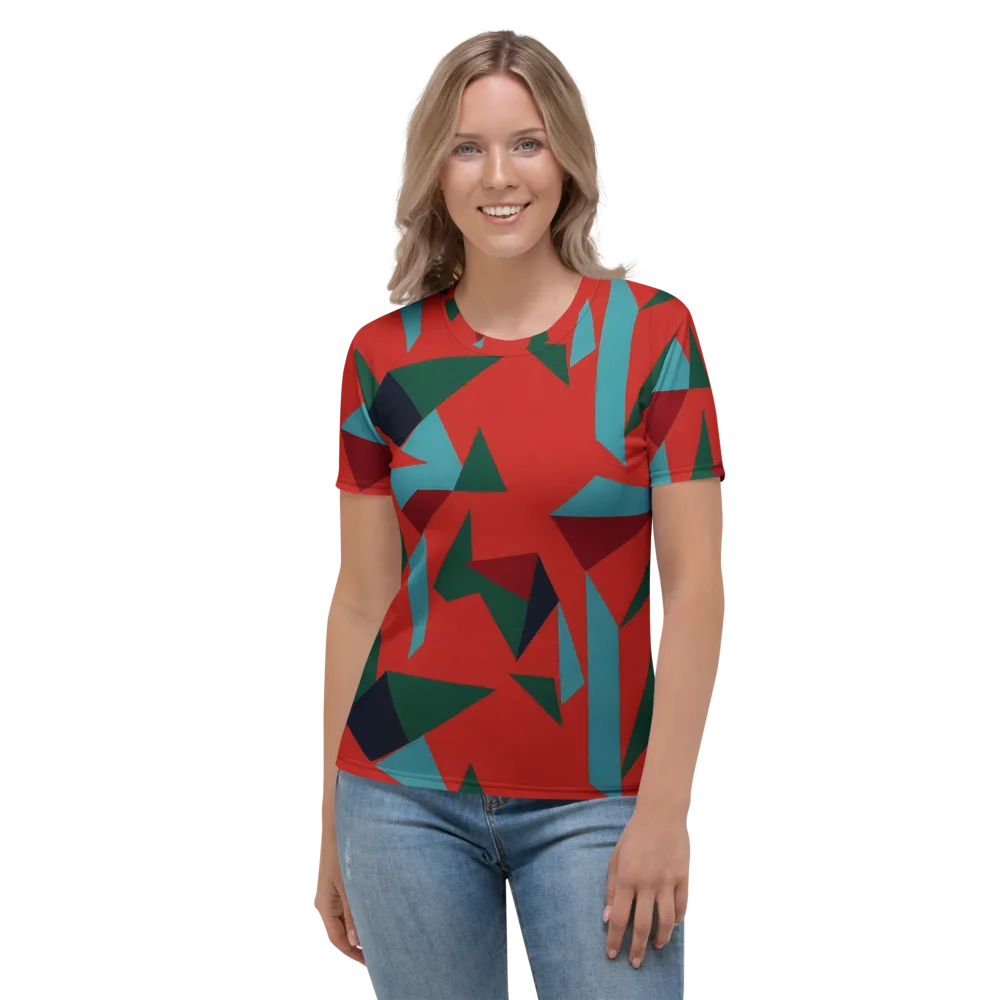 Canyon Prism on Women's Crew Neck T-Shirt — Front