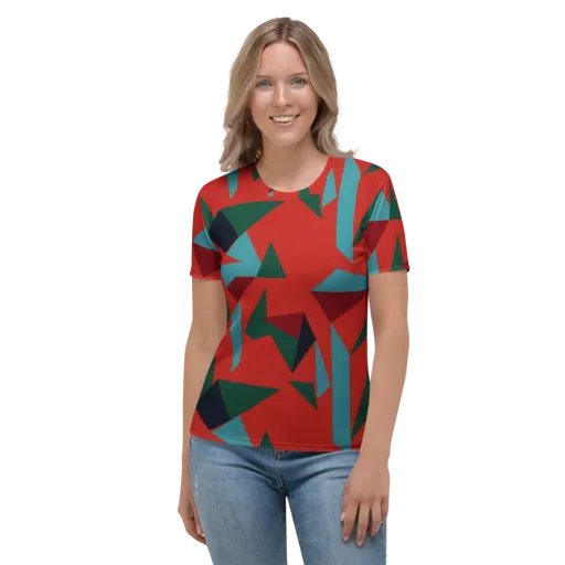Canyon Prism on a Women's Crew Neck T-Shirt