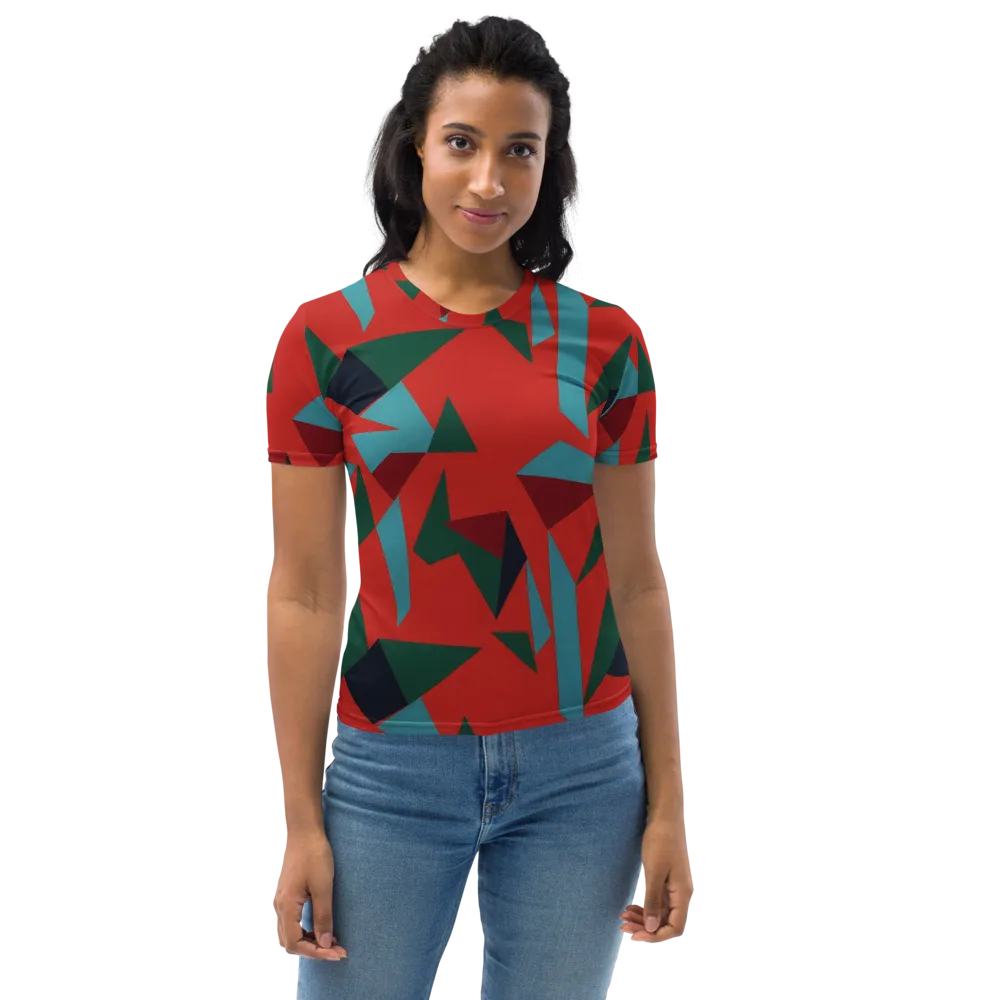 Canyon Prism on Women's Crew Neck T-Shirt — Front