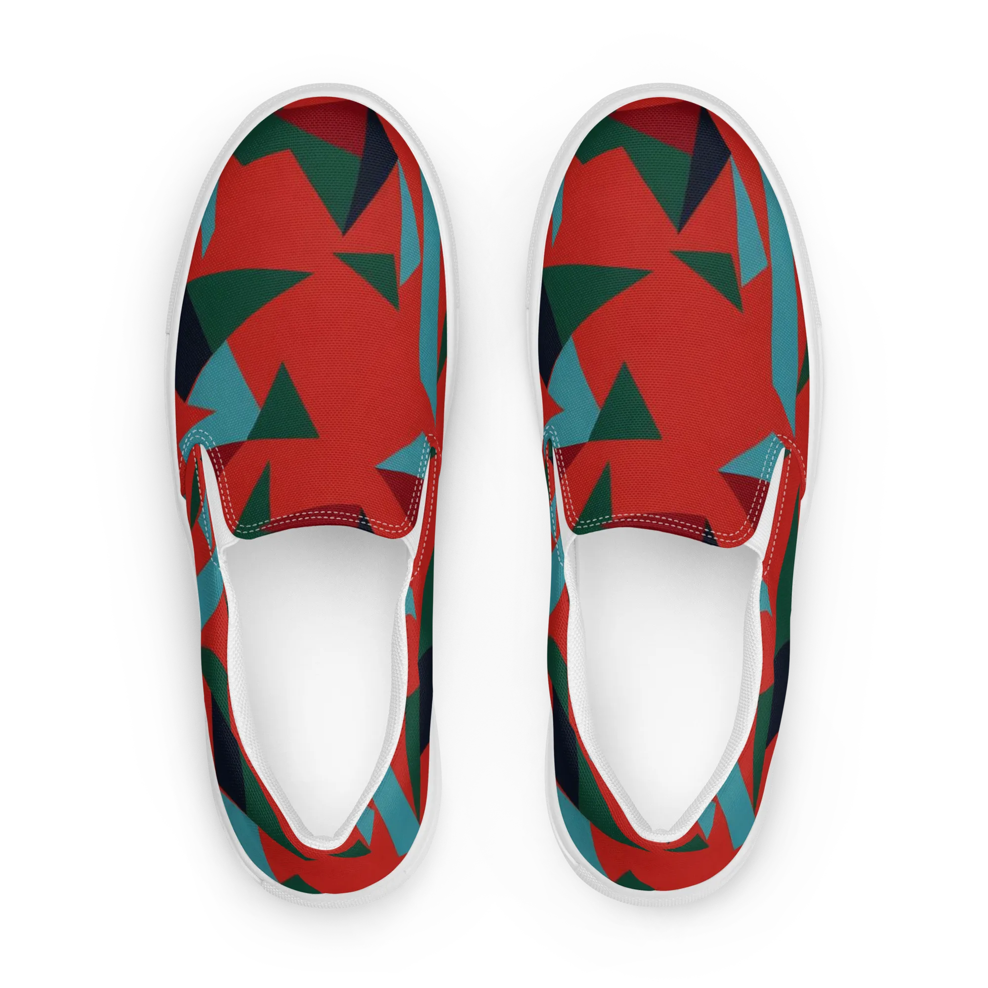Canyon Prism on Women's Slip-On Canvas Shoes — Front