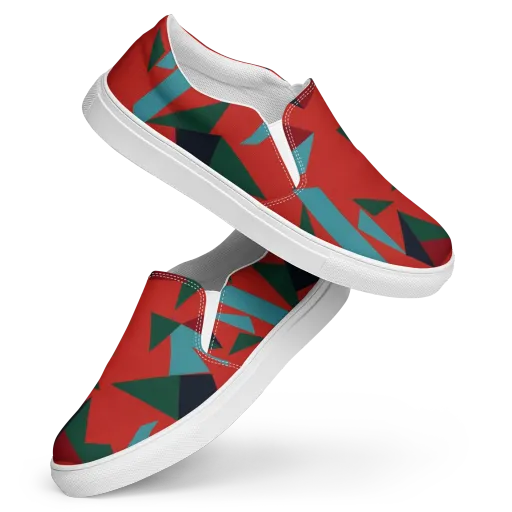 Canyon Prism on a Women's Slip-On Canvas Shoes