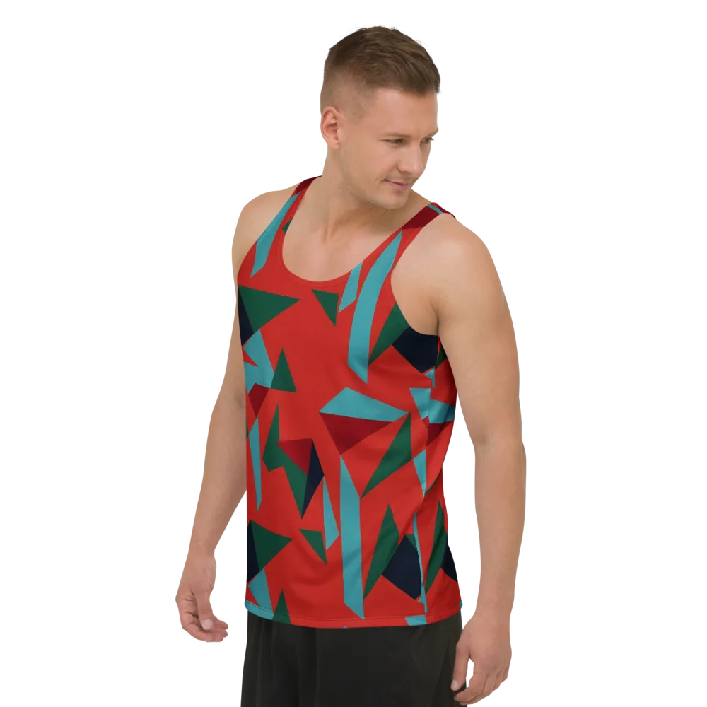 Canyon Prism on Men's Tank Top — Left Front