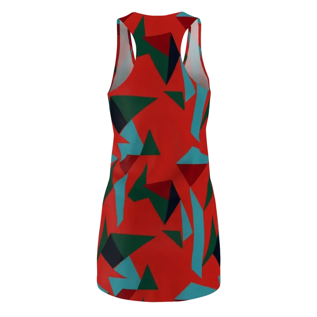 Canyon Prism on Racerback Dress — Back