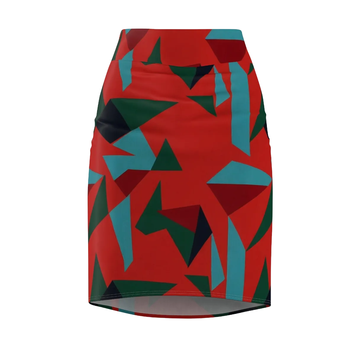 Canyon Prism on Pencil Skirt — Front