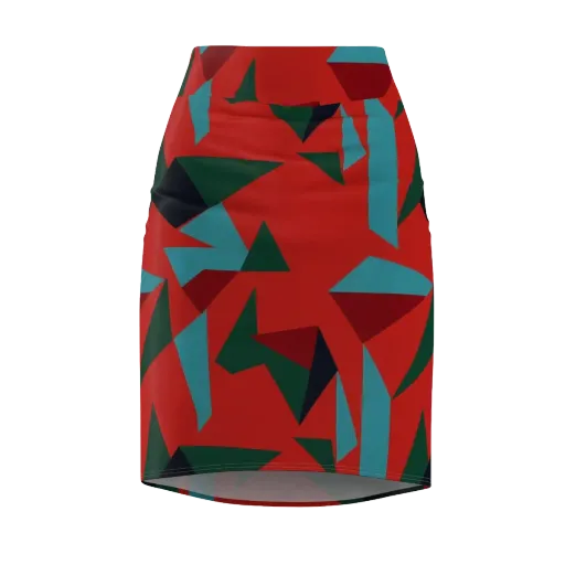 Canyon Prism on a Pencil Skirt