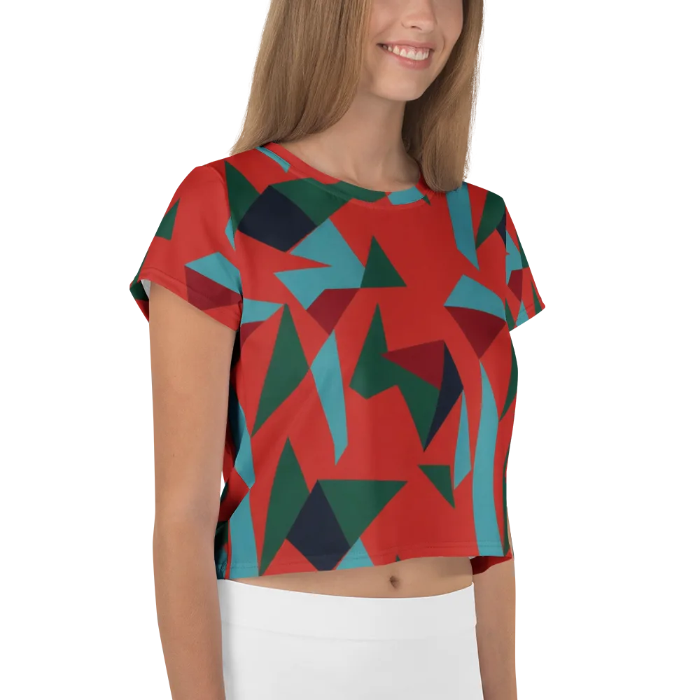 Canyon Prism on Crop Tee — Right