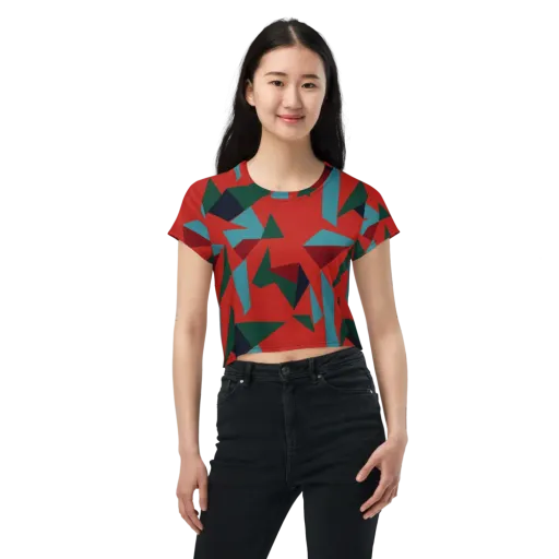 Canyon Prism on a Crop Tee