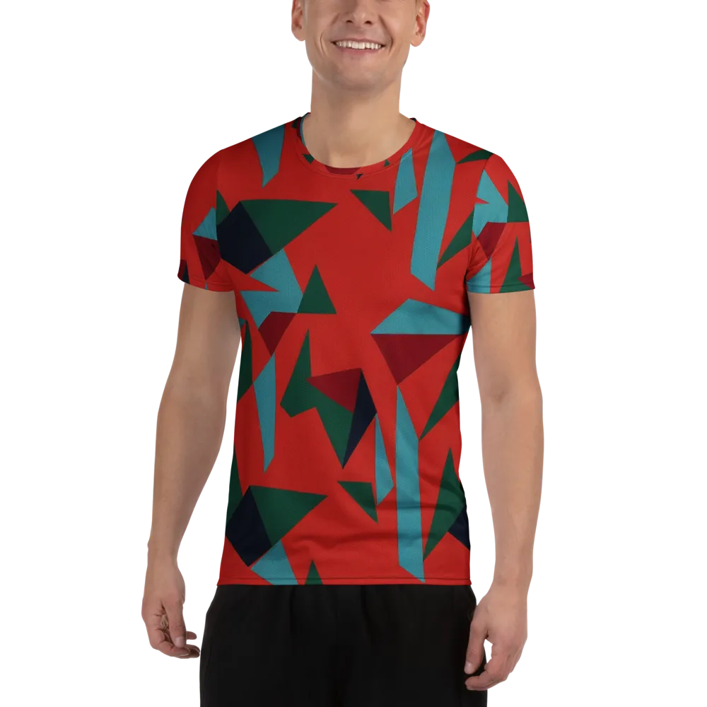 Canyon Prism on Men's Athletic T-Shirt — Front