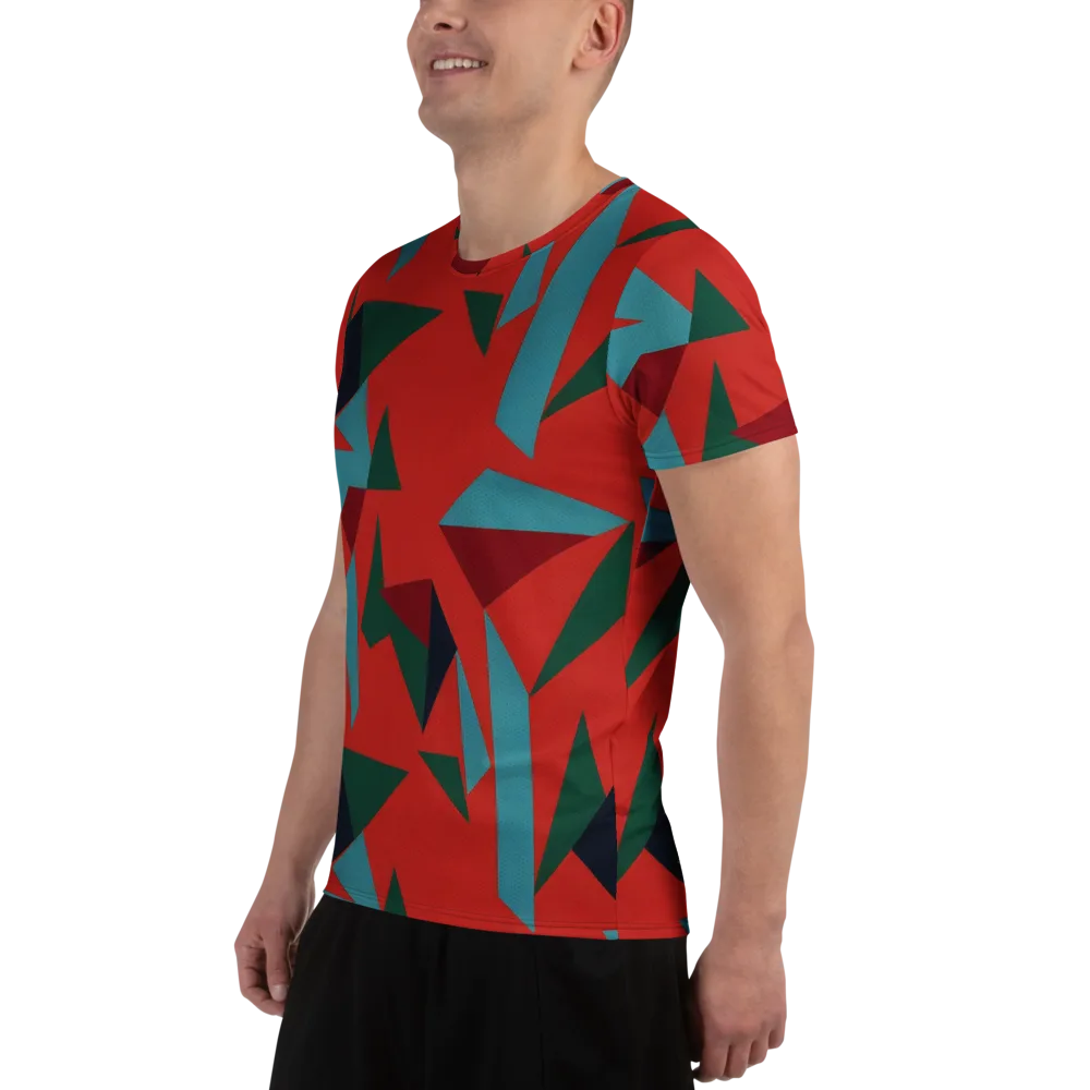 Canyon Prism on Men's Athletic T-Shirt — Left