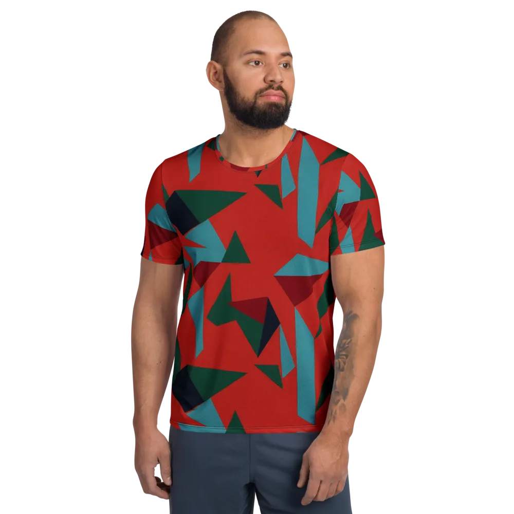 Canyon Prism on Men's Athletic T-Shirt — Front