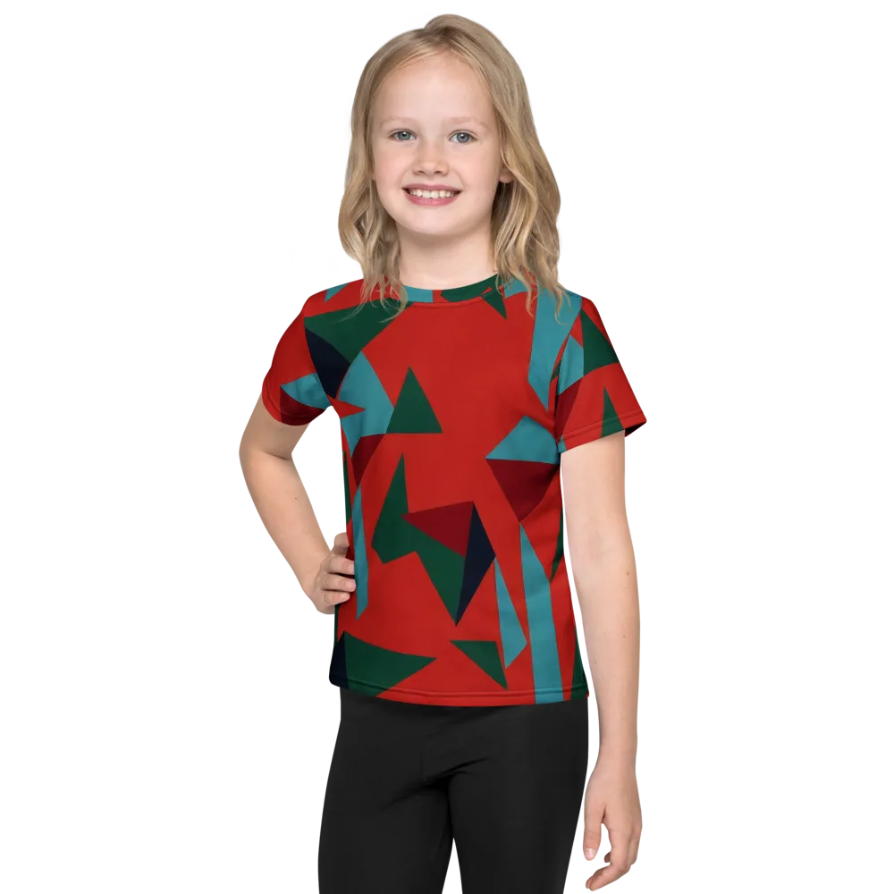 Canyon Prism on Kids Crew Neck T-Shirt — Front