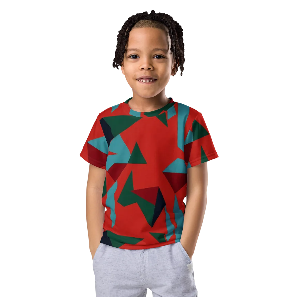 Canyon Prism on Kids Crew Neck T-Shirt — Front
