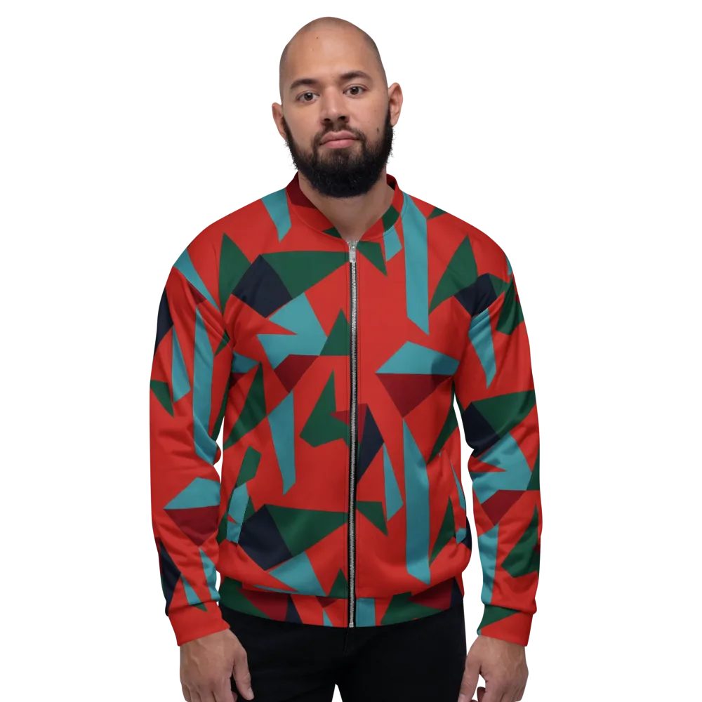 Canyon Prism on Bomber Jacket — Front