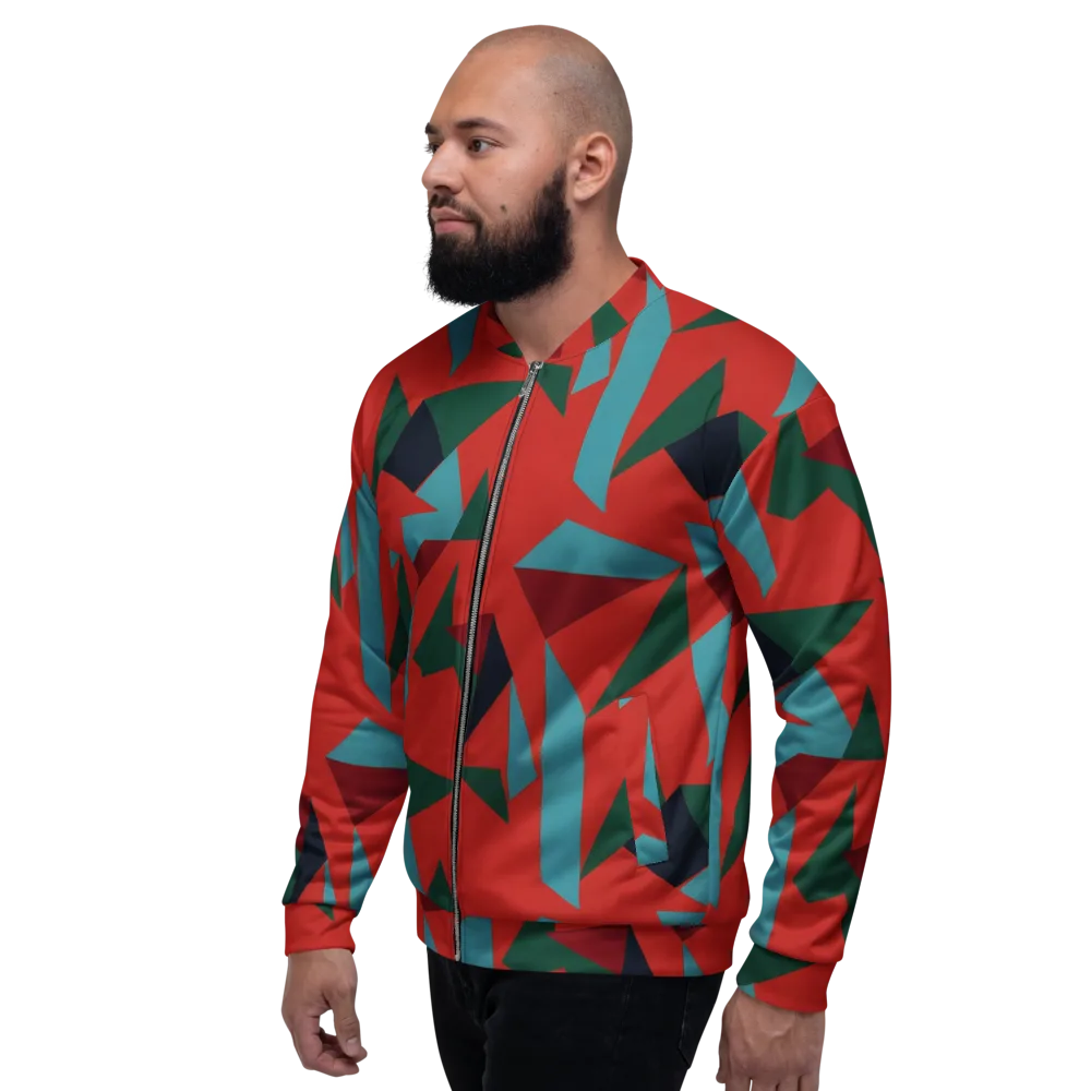 Canyon Prism on Bomber Jacket — Left