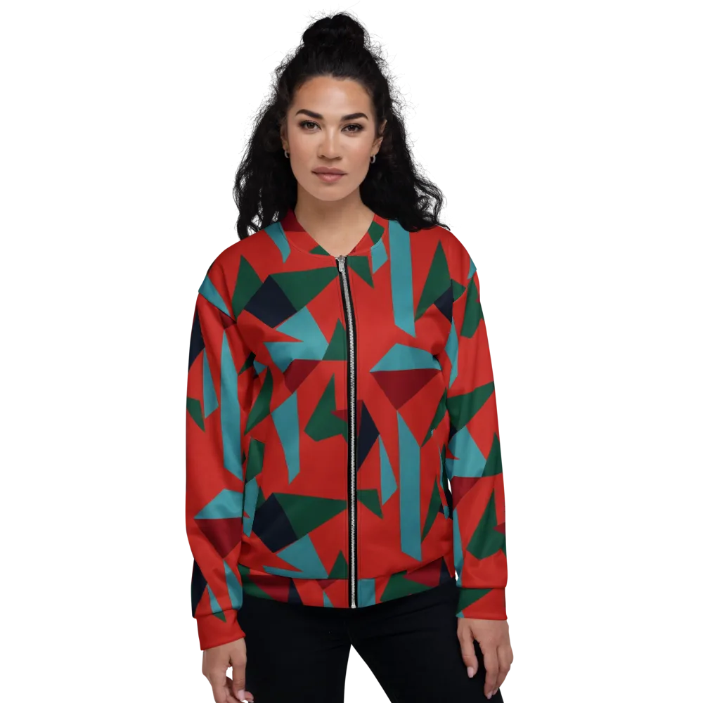 Canyon Prism on Bomber Jacket — Front
