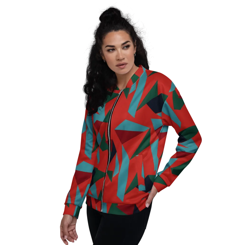 Canyon Prism on Bomber Jacket — Left