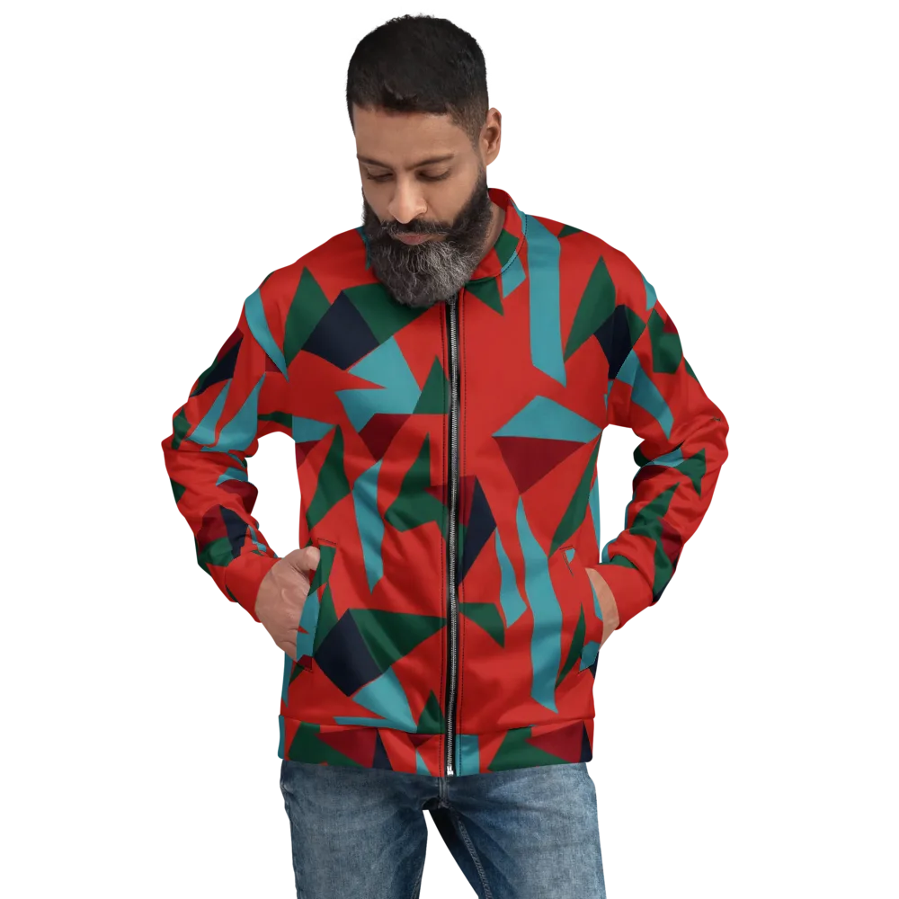 Canyon Prism on Bomber Jacket — Front