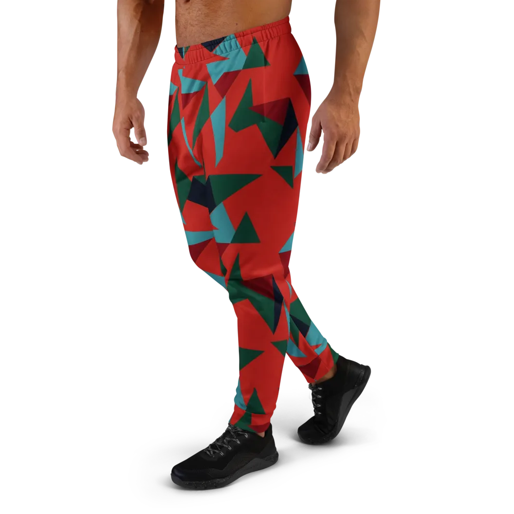 Canyon Prism on Men's Joggers — Left