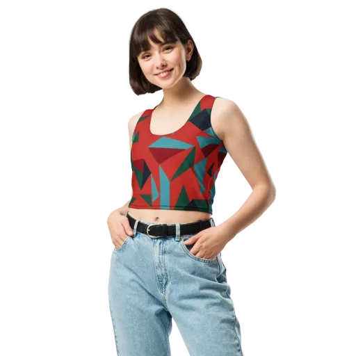 Canyon Prism on a Crop Top