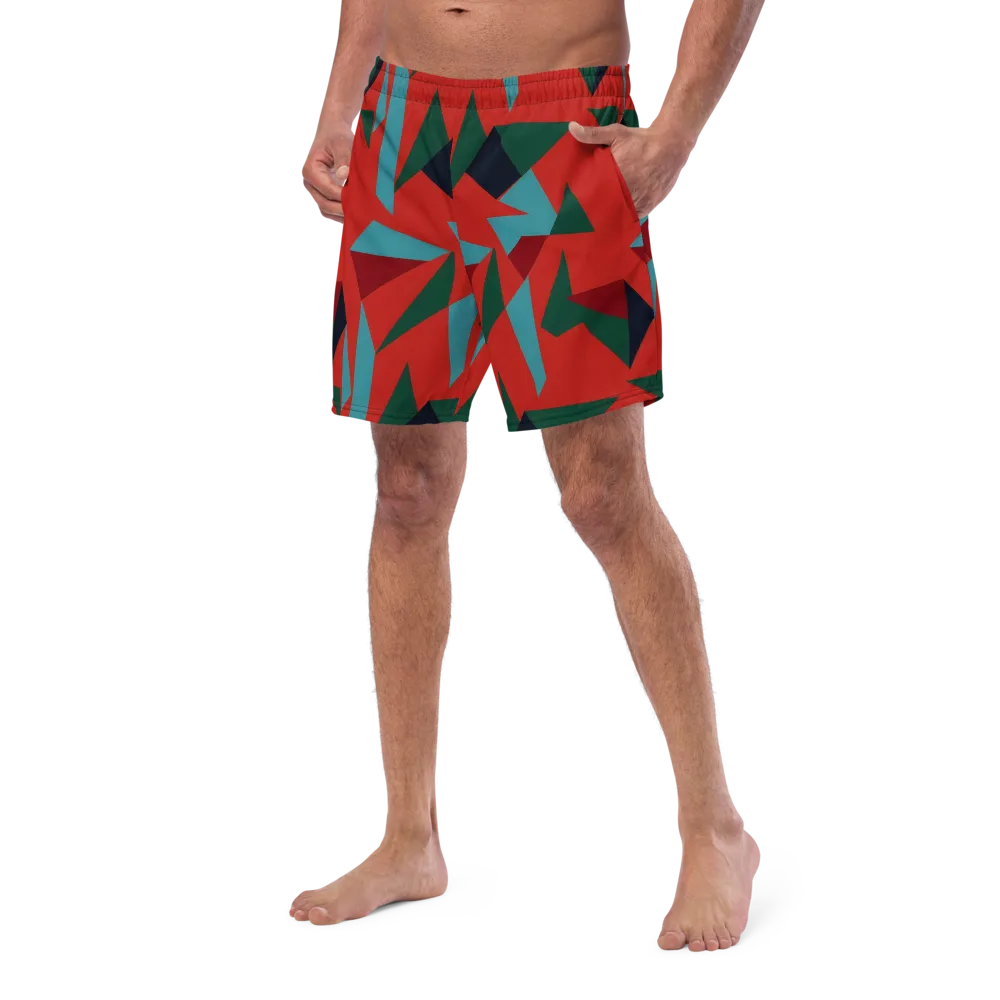 Canyon Prism on Swim Trunks — Left Front
