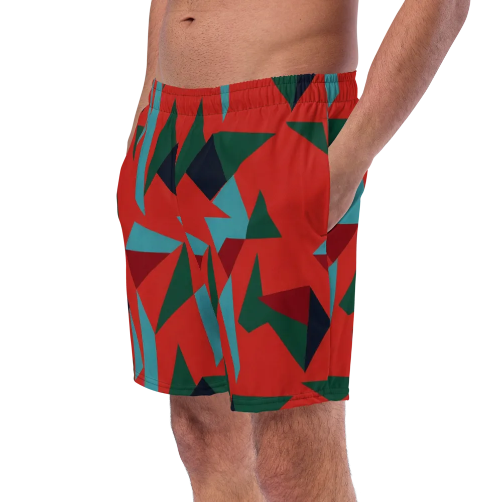 Canyon Prism on Swim Trunks — Left Front