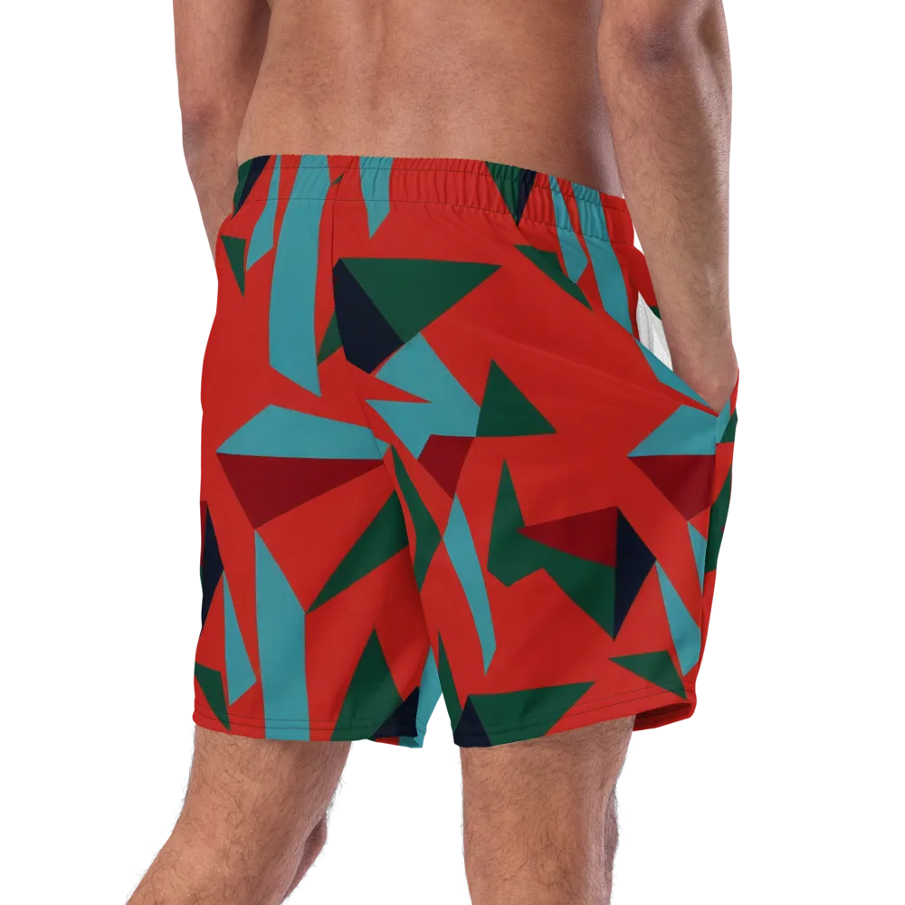 Canyon Prism on Swim Trunks — Right Back