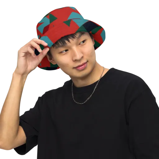 Canyon Prism on a Reversible Bucket Hat