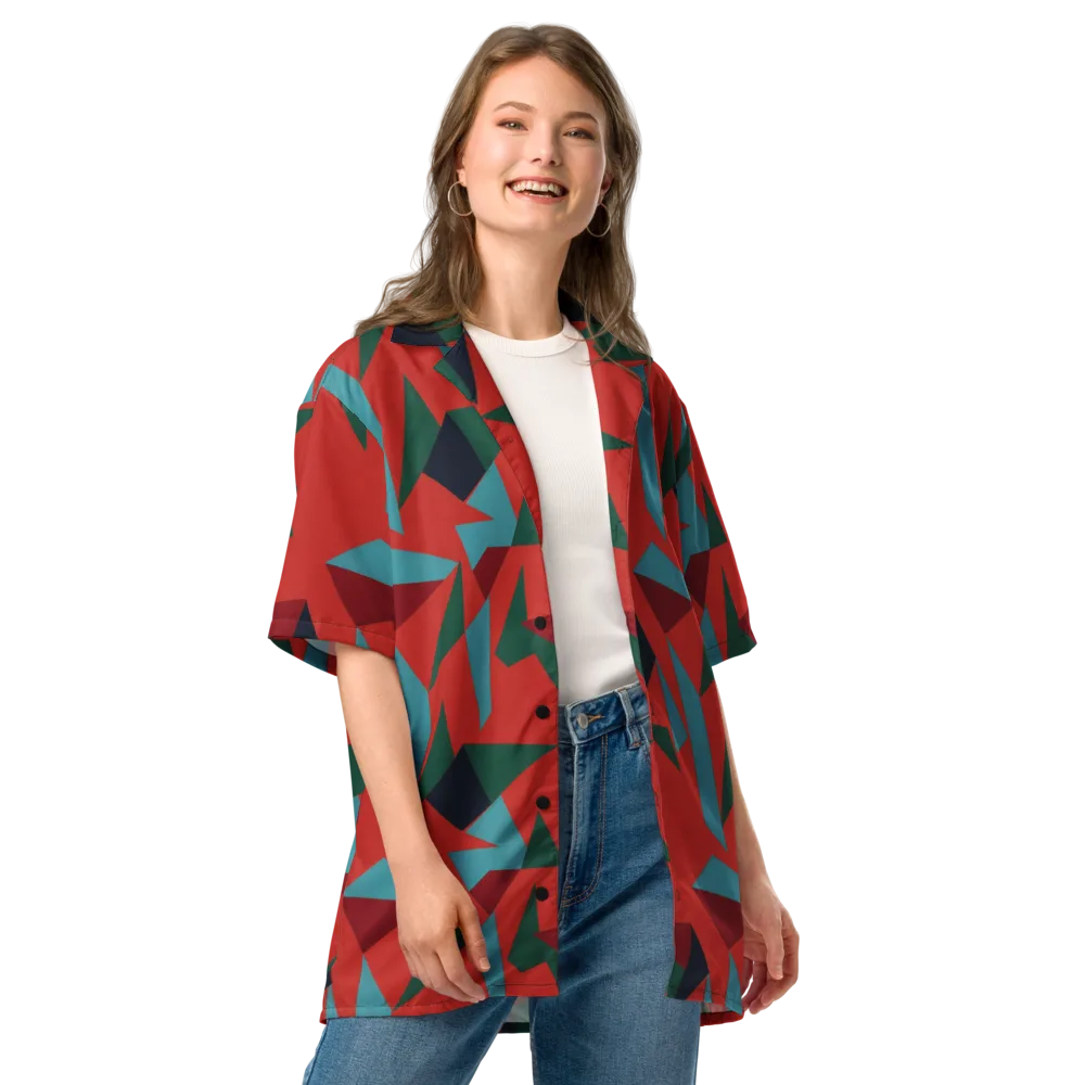 Canyon Prism on Button Shirt — Front
