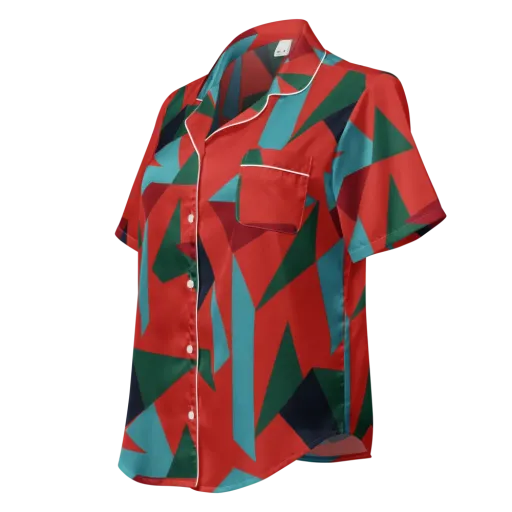 Canyon Prism on a Women's Short Sleeve Pajama Top