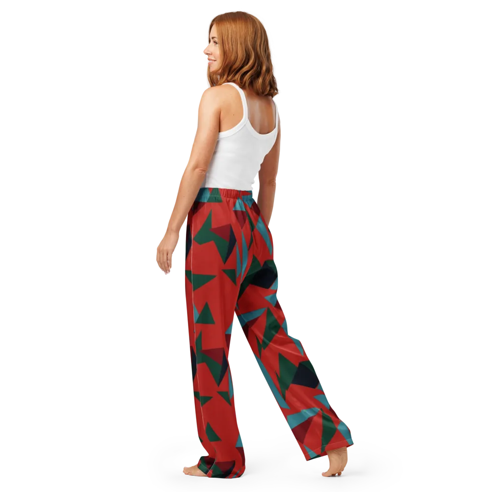 Canyon Prism on Women's Pajama Pants — Back