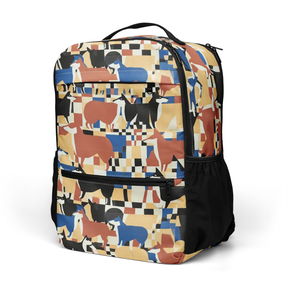 Canine Construct on Utility Backpack — Left Front