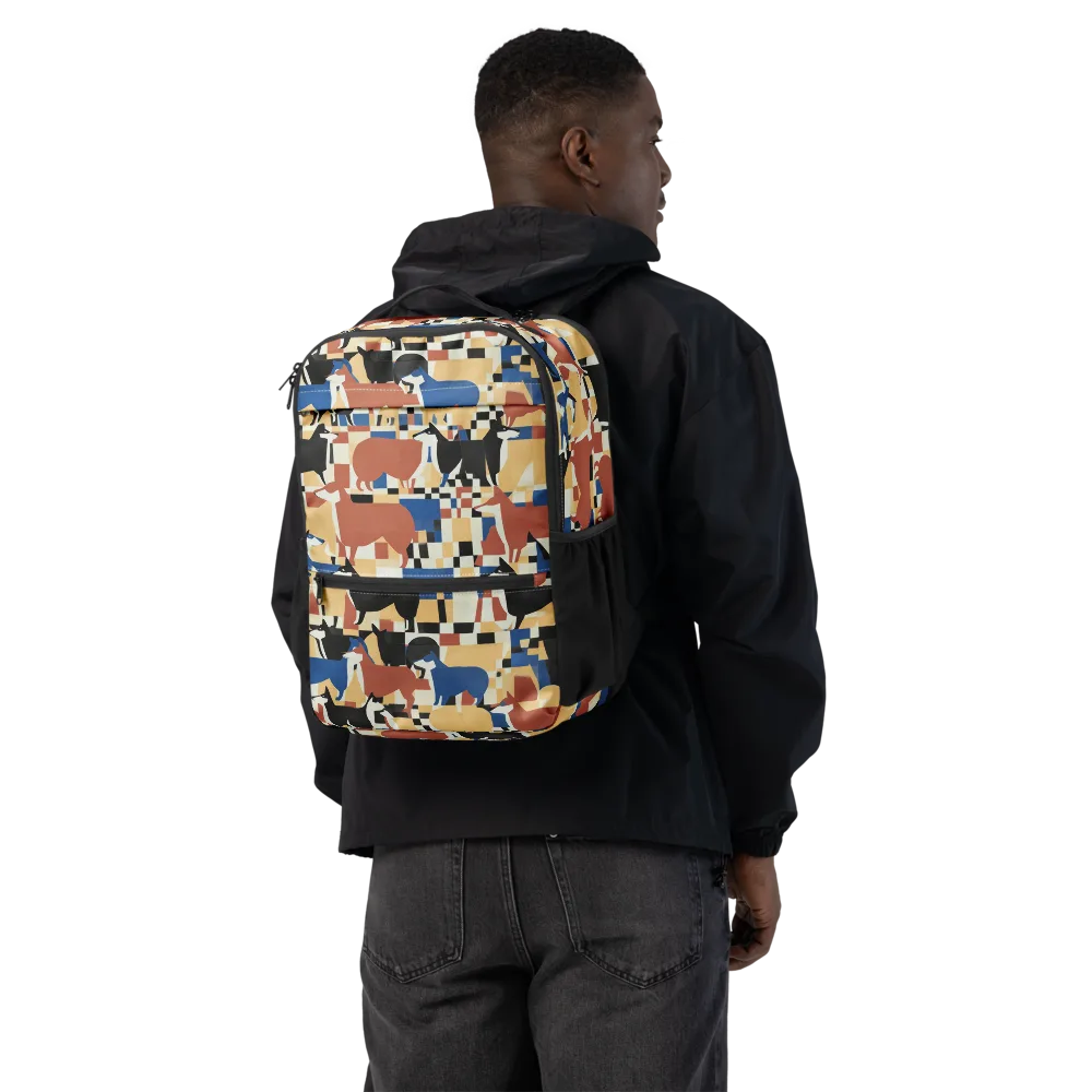 Canine Construct on Utility Backpack — Back