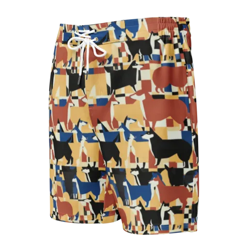 Canine Construct on a Men's Board Shorts