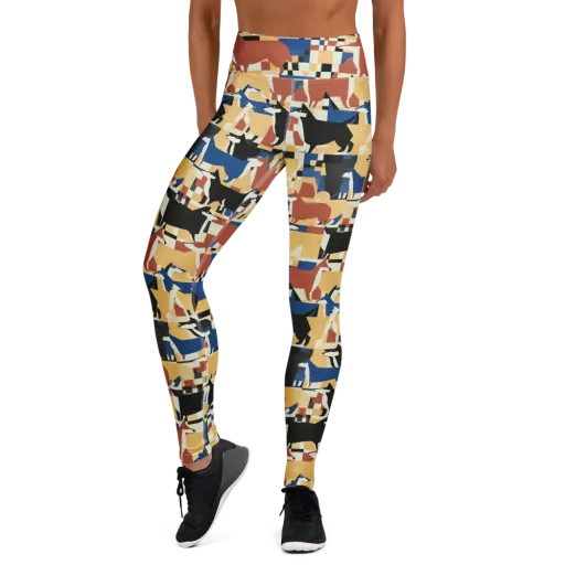 Canine Construct on a Yoga Leggings