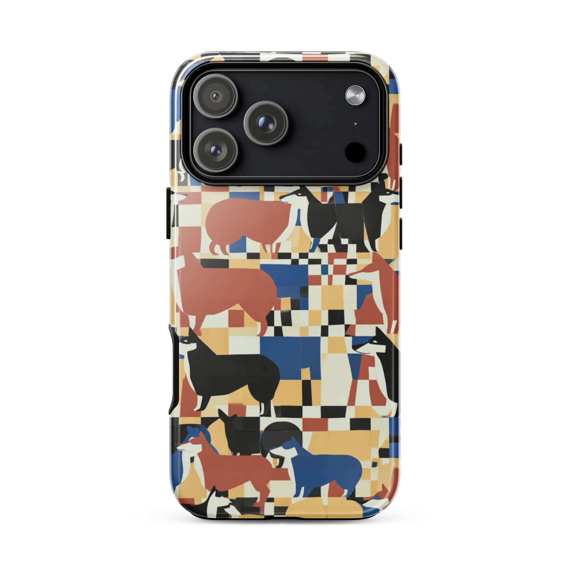 Canine Construct on Tough Case for iPhone® — Front