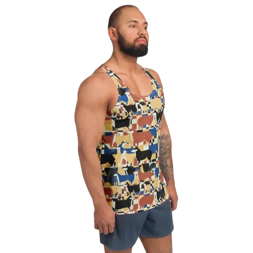 Canine Construct on a Men's Tank Top