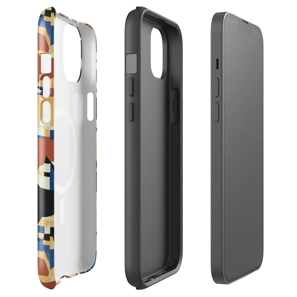Canine Construct on MagSafe Tough Case for iPhone® — Front