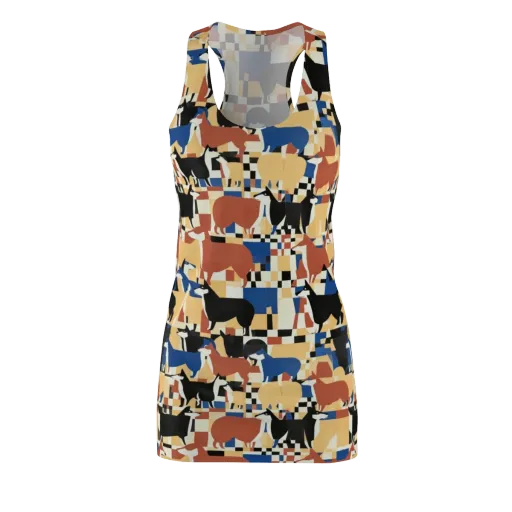 Canine Construct on a Racerback Dress