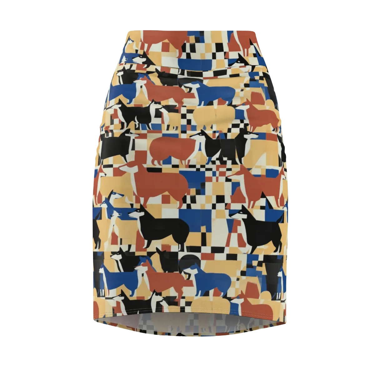 Canine Construct on Pencil Skirt — Front