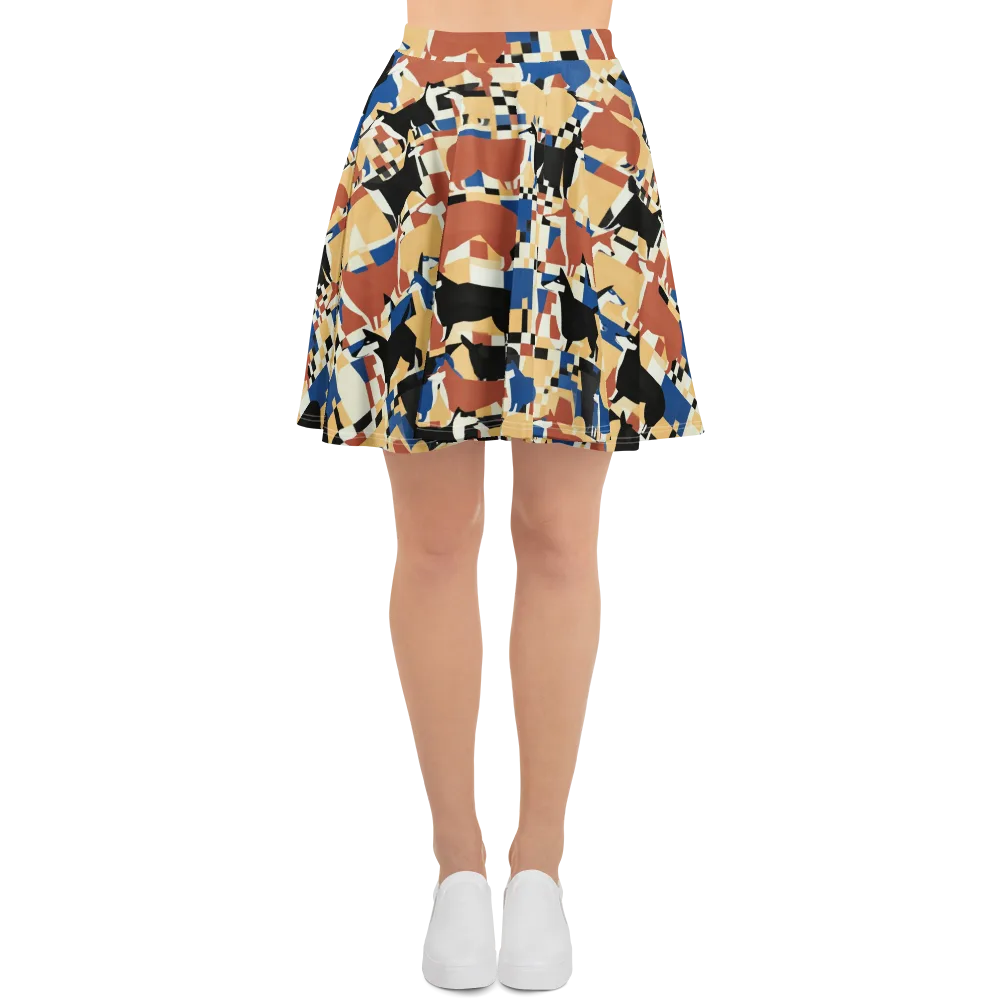 Canine Construct on Skater Skirt — Front