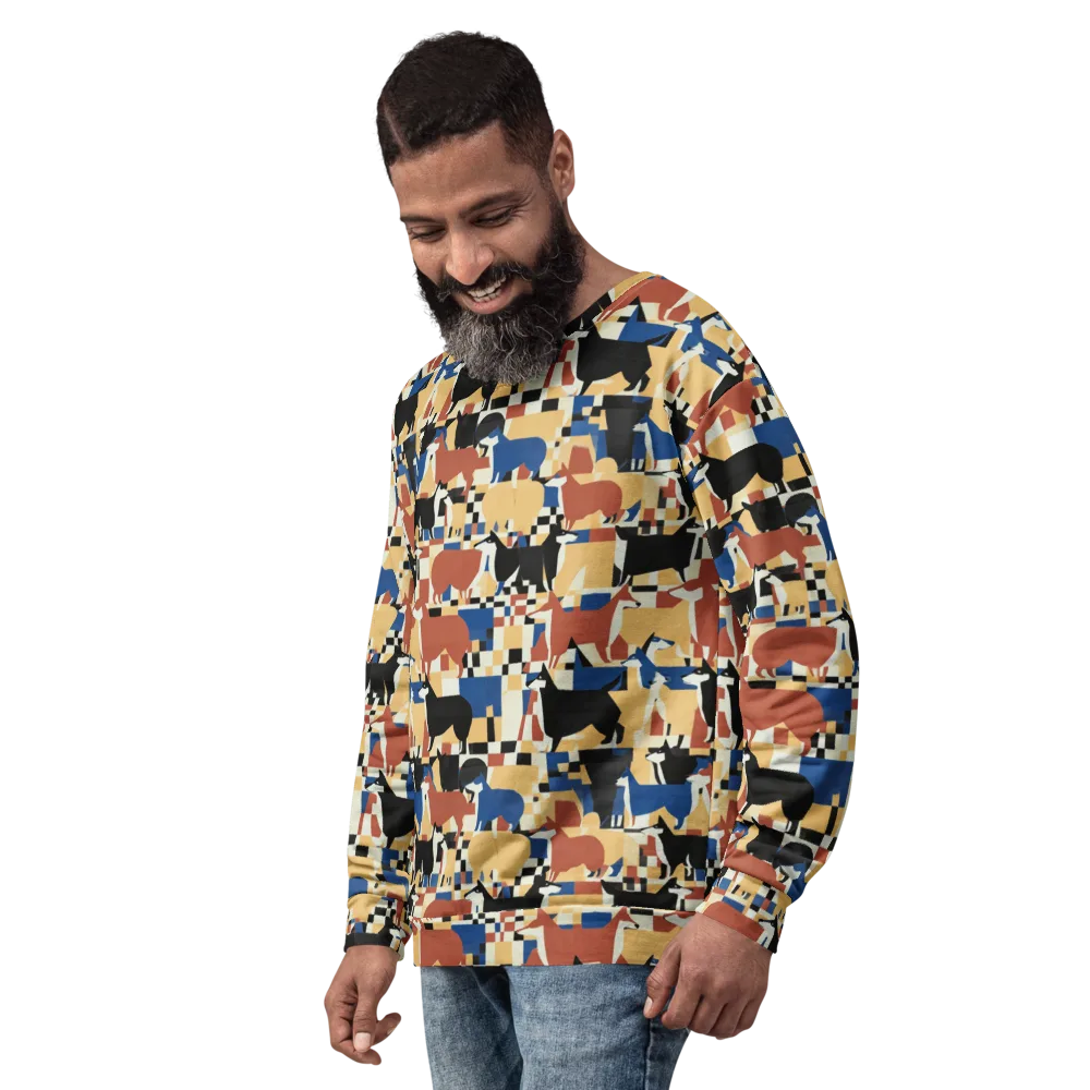 Canine Construct on Sweatshirt — Left Front