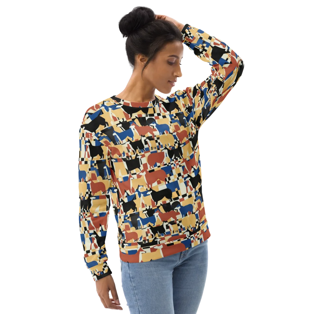 Canine Construct on Sweatshirt — Right Front