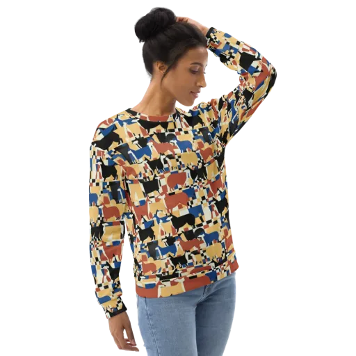 Canine Construct on a Sweatshirt