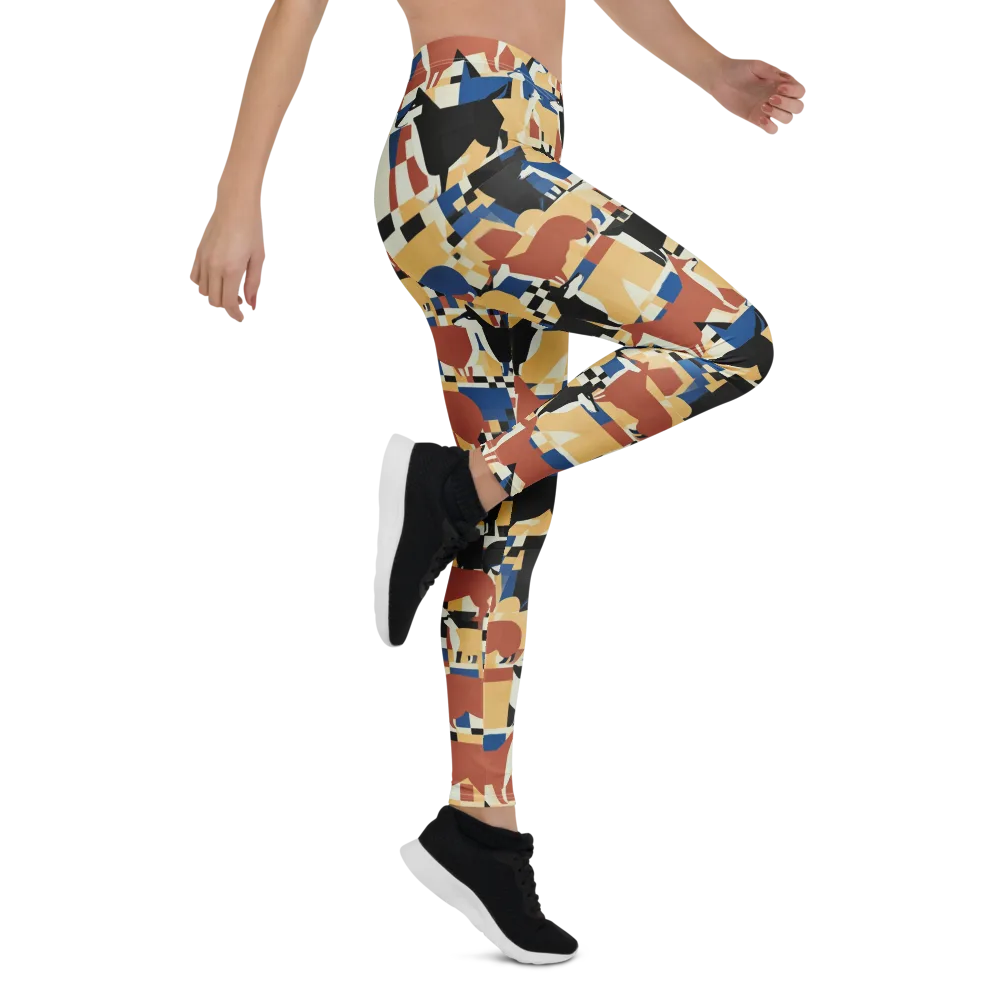 Canine Construct on Leggings — Right