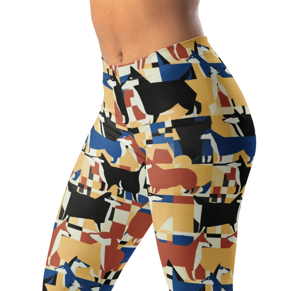Canine Construct on Leggings — Left Front